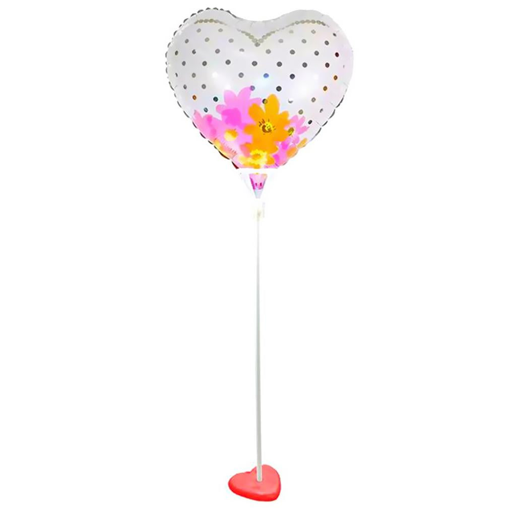 Pieces of 10 Colorful Heart Shape Balloon Weight - Aladdin Shoppers