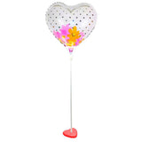 Pieces of 10 Colorful Heart Shape Balloon Weight - Aladdin Shoppers
