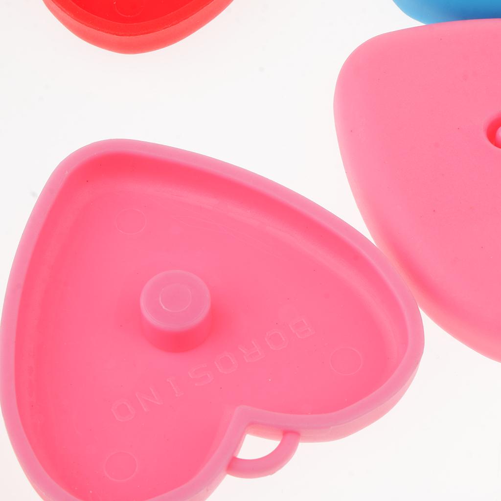 Pieces of 10 Colorful Heart Shape Balloon Weight - Aladdin Shoppers