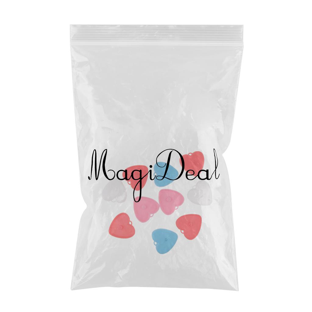 Pieces of 10 Colorful Heart Shape Balloon Weight - Aladdin Shoppers