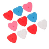 Pieces of 10 Colorful Heart Shape Balloon Weight - Aladdin Shoppers