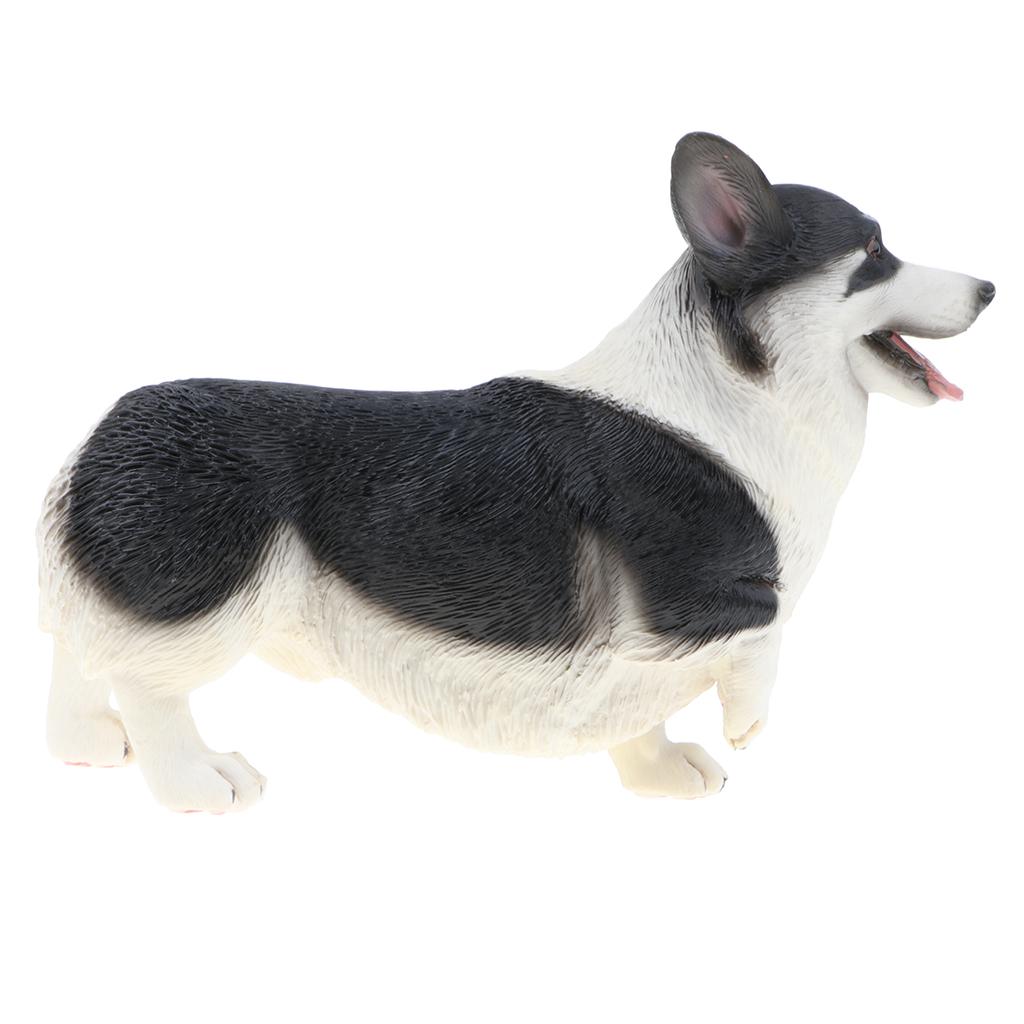 Plastic Realistic Wildlife Jungle Forest Ocean Animals Corgis Dog Action Figure Toys Pet Playset, Eduactional Toys For Kids Toddler Collectibles #B - Aladdin Shoppers