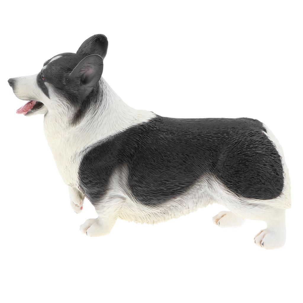 Plastic Realistic Wildlife Jungle Forest Ocean Animals Corgis Dog Action Figure Toys Pet Playset, Eduactional Toys For Kids Toddler Collectibles #B - Aladdin Shoppers
