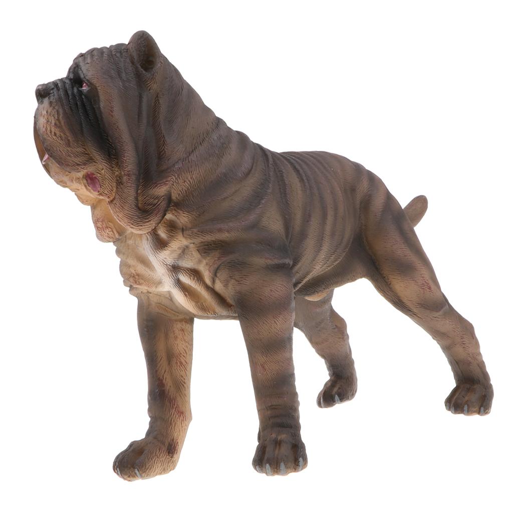 Plastic Realistic Wildlife Jungle Forest Ocean Animals Neopolitan Mastiff Dog Action Figure Toys Pet Playset, Eduactional Toys For Kids Toddler Collectibles #C - Aladdin Shoppers