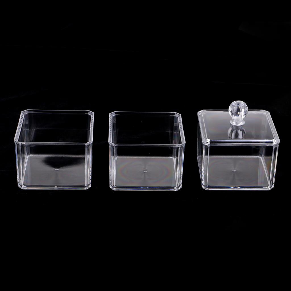 Premium Quality Multi-purse 3 Layers Clear Acrylic Storage Box Containers for Cosmetic Makeup Organizer Kitchen Food Coffee Storage Bathroom Container - Aladdin Shoppers