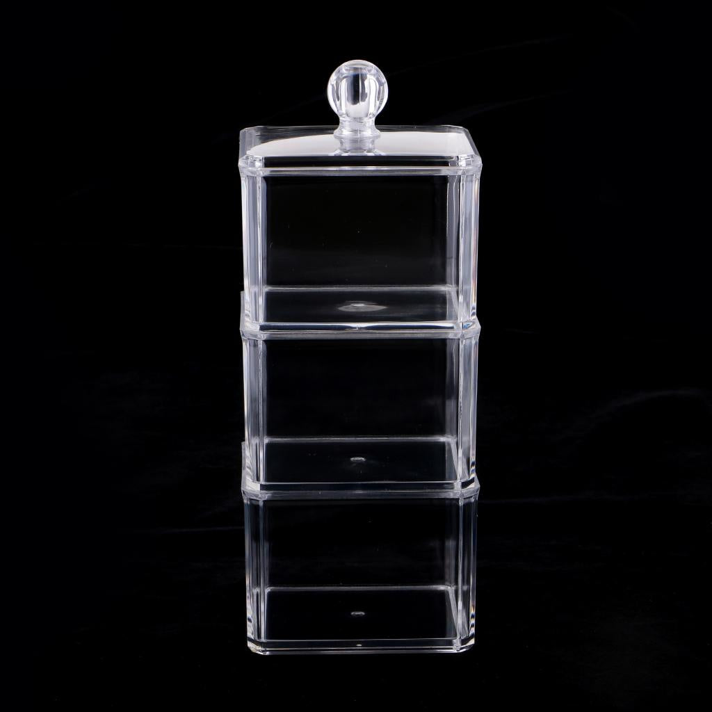 Premium Quality Multi-purse 3 Layers Clear Acrylic Storage Box Containers for Cosmetic Makeup Organizer Kitchen Food Coffee Storage Bathroom Container - Aladdin Shoppers