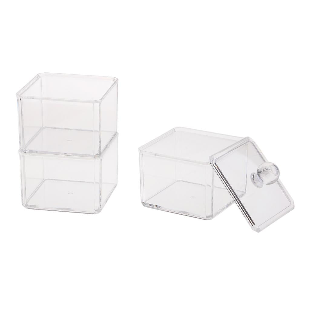 Premium Quality Multi-purse 3 Layers Clear Acrylic Storage Box Containers for Cosmetic Makeup Organizer Kitchen Food Coffee Storage Bathroom Container - Aladdin Shoppers