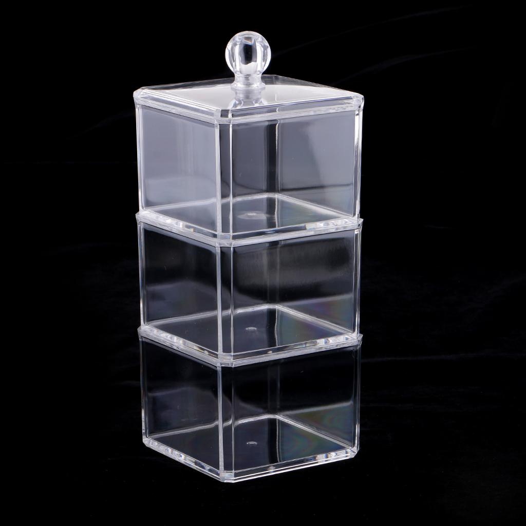 Premium Quality Multi-purse 3 Layers Clear Acrylic Storage Box Containers for Cosmetic Makeup Organizer Kitchen Food Coffee Storage Bathroom Container - Aladdin Shoppers