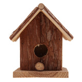 Preservative Rustic Wooden Bird House Handcrafts Birdhouse Home Garden Decoration - Aladdin Shoppers