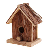 Preservative Rustic Wooden Bird House Handcrafts Birdhouse Home Garden Decoration - Aladdin Shoppers