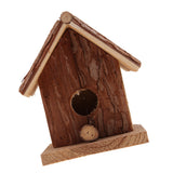 Preservative Rustic Wooden Bird House Handcrafts Birdhouse Home Garden Decoration - Aladdin Shoppers