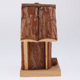 Preservative Rustic Wooden Bird House Handcrafts Birdhouse Home Garden Decoration - Aladdin Shoppers