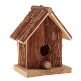 Preservative Rustic Wooden Bird House Handcrafts Birdhouse Home Garden Decoration - Aladdin Shoppers