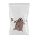 Preservative Rustic Wooden Bird House Handcrafts Birdhouse Home Garden Decoration - Aladdin Shoppers