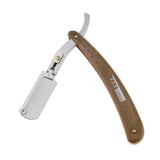 Professional Wooden Handle Folding Straight Razors Cut Throat Hair Shaving Barber Salon Tool - Aladdin Shoppers