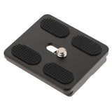 PU-50 Quick Release Plate Metal QR Clamp with 1/4'' Adapter for Manfrotto Arca Swiss Camera Tripod Ball Head - 50*38.5mm - Aladdin Shoppers
