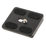 PU-50 Quick Release Plate Metal QR Clamp with 1/4'' Adapter for Manfrotto Arca Swiss Camera Tripod Ball Head - 50*38.5mm - Aladdin Shoppers