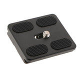 PU-50 Quick Release Plate Metal QR Clamp with 1/4'' Adapter for Manfrotto Arca Swiss Camera Tripod Ball Head - 50*38.5mm - Aladdin Shoppers