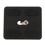 PU-50 Quick Release Plate Metal QR Clamp with 1/4'' Adapter for Manfrotto Arca Swiss Camera Tripod Ball Head - 50*38.5mm - Aladdin Shoppers