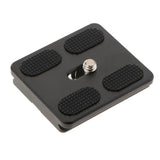 PU-50 Quick Release Plate Metal QR Clamp with 1/4'' Adapter for Manfrotto Arca Swiss Camera Tripod Ball Head - 50*38.5mm - Aladdin Shoppers