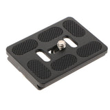 PU-60 Quick Release Plate Metal QR Clamp with 1/4'' Adapter for Manfrotto Arca Swiss Camera Tripod Ball Head - 60*38.5mm - Aladdin Shoppers