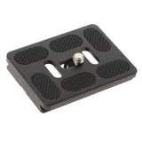 PU-60 Quick Release Plate Metal QR Clamp with 1/4'' Adapter for Manfrotto Arca Swiss Camera Tripod Ball Head - 60*38.5mm - Aladdin Shoppers