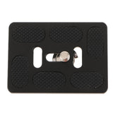 PU-60 Quick Release Plate Metal QR Clamp with 1/4'' Adapter for Manfrotto Arca Swiss Camera Tripod Ball Head - 60*38.5mm - Aladdin Shoppers