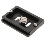 PU-60 Quick Release Plate Metal QR Clamp with 1/4'' Adapter for Manfrotto Arca Swiss Camera Tripod Ball Head - 60*38.5mm - Aladdin Shoppers
