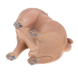 Pug Dog Model Figure Kids Educational Toy Gift Collection Ornament - Yellow Color - Aladdin Shoppers