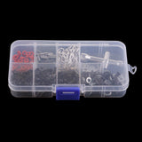 RC Car Repair Tool & Screws Nuts Set For 1/10 HSP Sakura D3/D4/XIS RC Drift Car Accessories Kits Pack of 161 - Aladdin Shoppers