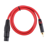 RCA Male to 3 Pin XLR Female Headphone Microphone Audio Connector Cable 1M - Aladdin Shoppers