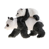 Realistic Animal Model Kids Educational Toy Home Decor - Panda With Cub - Aladdin Shoppers