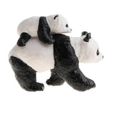 Realistic Animal Model Kids Educational Toy Home Decor - Panda With Cub - Aladdin Shoppers