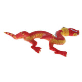 Realistic Fairy Tale Plastic Animals Model - Chinese Ancient Red Dragon Action Figure Toys Pet Playset, Eduactional for Kids Toddler Collectibles - Aladdin Shoppers