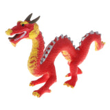 Realistic Fairy Tale Plastic Animals Model - Chinese Ancient Red Dragon Action Figure Toys Pet Playset, Eduactional for Kids Toddler Collectibles - Aladdin Shoppers