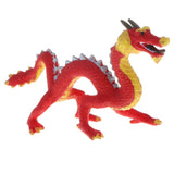 Realistic Fairy Tale Plastic Animals Model - Chinese Ancient Red Dragon Action Figure Toys Pet Playset, Eduactional for Kids Toddler Collectibles - Aladdin Shoppers