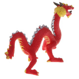 Realistic Fairy Tale Plastic Animals Model - Chinese Ancient Red Dragon Action Figure Toys Pet Playset, Eduactional for Kids Toddler Collectibles - Aladdin Shoppers