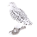 Realistic PVC Animal Bird Model Figurine Action Figures Playset Kids Educational Toy Collectibles –Bubo Scandiaca - Aladdin Shoppers