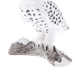 Realistic PVC Animal Bird Model Figurine Action Figures Playset Kids Educational Toy Collectibles –Bubo Scandiaca - Aladdin Shoppers