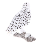 Realistic PVC Animal Bird Model Figurine Action Figures Playset Kids Educational Toy Collectibles –Bubo Scandiaca - Aladdin Shoppers