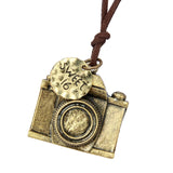 Retro Mens Womens Charm Camera Pendant Long Velvet Cord Necklace Jewelry - Aladdin Shoppers