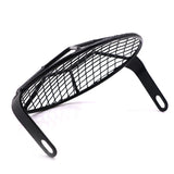 Retro Motorcycle Front Headlight Head Light Shield Grill Mesh Grille Net Cover Guard Protector for Honda CG125 - Aladdin Shoppers