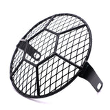 Retro Motorcycle Front Headlight Head Light Shield Grill Mesh Grille Net Cover Guard Protector for Honda CG125 - Aladdin Shoppers