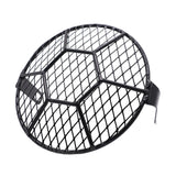 Retro Motorcycle Front Headlight Head Light Shield Grill Mesh Grille Net Cover Guard Protector for Honda CG125 - Aladdin Shoppers