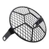 Retro Motorcycle Front Headlight Head Light Shield Grill Mesh Grille Net Cover Guard Protector for Honda CG125 - Aladdin Shoppers