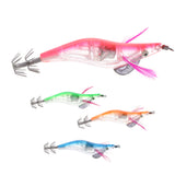 Saltwater Squid Jigs Hook Luminous Artificial Shrimp Fishing Lure Hard Bait for Sleeve-fish/Squid/Octopus/Cuttlefish - Aladdin Shoppers