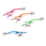 Saltwater Squid Jigs Hook Luminous Artificial Shrimp Fishing Lure Hard Bait for Sleeve-fish/Squid/Octopus/Cuttlefish - Aladdin Shoppers