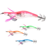 Saltwater Squid Jigs Hook Luminous Artificial Shrimp Fishing Lure Hard Bait for Sleeve-fish/Squid/Octopus/Cuttlefish - Aladdin Shoppers