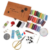 Sewing Kit With Wood Box Sewing Accessories for Beginners Talior DIY Crafts - Aladdin Shoppers