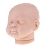 Silicone Awake Baby Doll Head Sculpt Unpainted Mold for 22inch Reborn Doll DIY Custom Parts Photography Props - Aladdin Shoppers